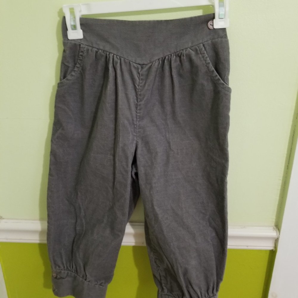 Vintage Sweet Suzana gray kids corduroys - size 12